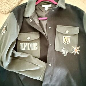 Vegas Golden Knights Women’s FAN jacket, thick wool with lining.